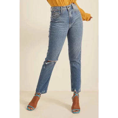 Calça Mom Denim 