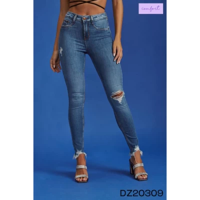 Calça Skinny  Denim Zero DZ-20309 +